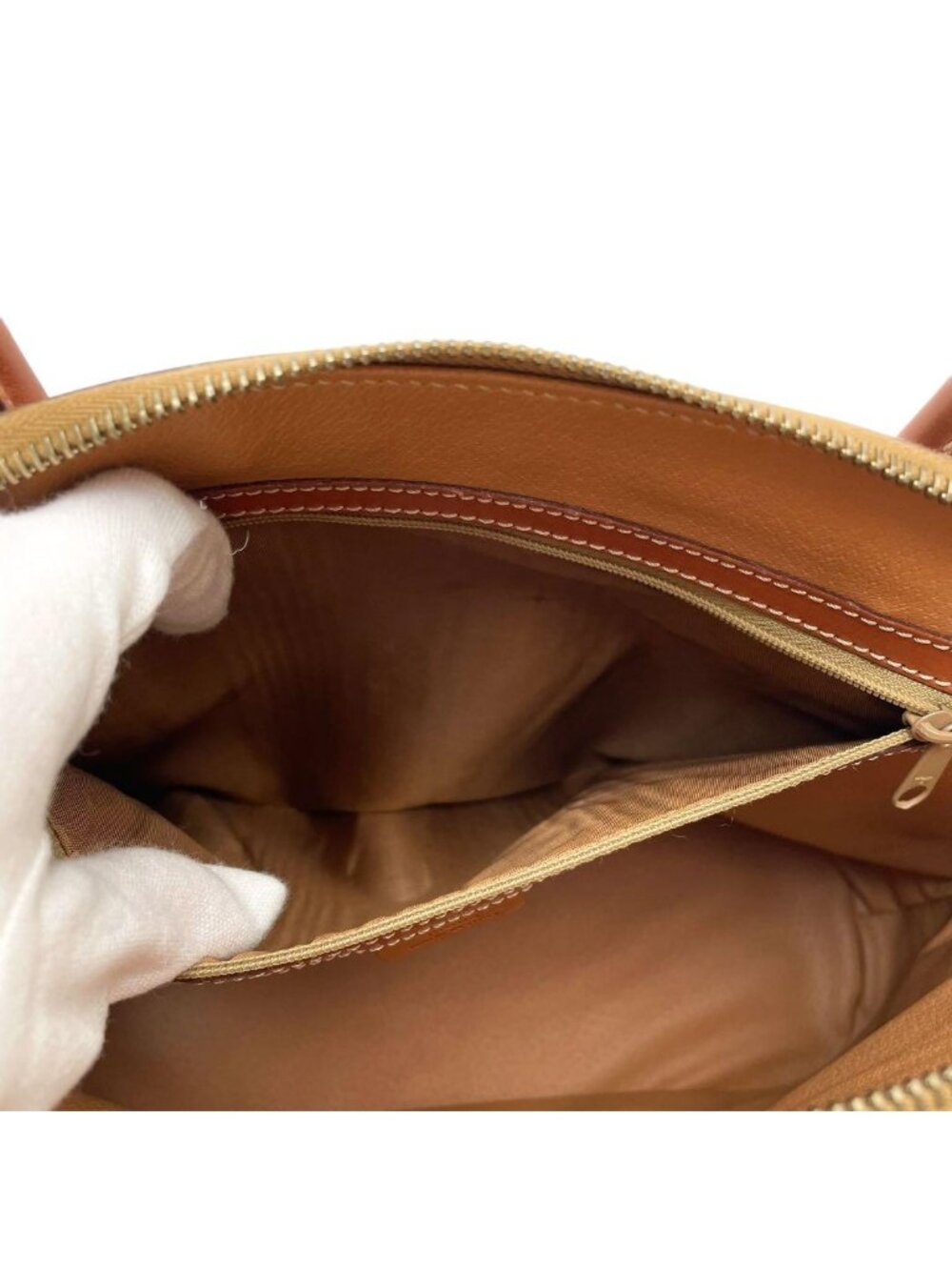 Celine Leather Macadam Triomphe Shoulder - Picture 8 of 10
